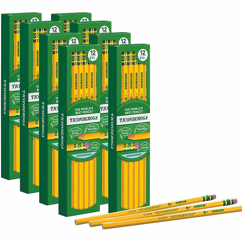 Ticonderoga Wood-Cased Pencils (DIX13872)