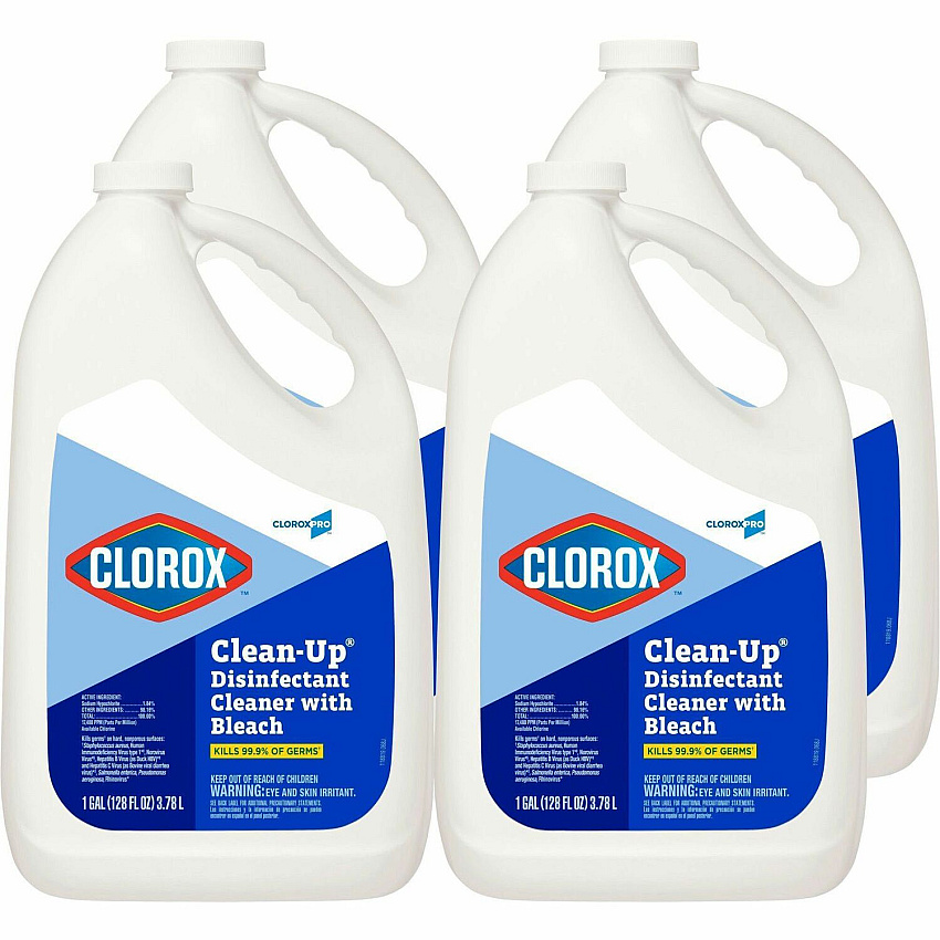 CloroxPro Clean-Up Disinfectant Cleaner with Bleach Refill (CLO35420CT)
