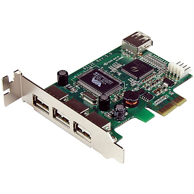 StarTech 4 Port Lp Pci Express Usb Card (PEXUSB4DP)