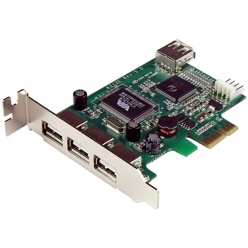 StarTech 4 Port Lp Pci Express Usb Card (PEXUSB4DP)