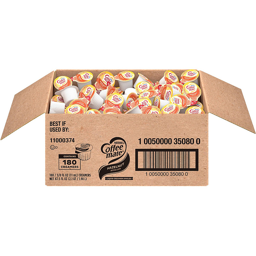 Coffee-mate Coffee-mate Hazelnut Liquid Creamer Singles - Gluten-Free (NES35080)
