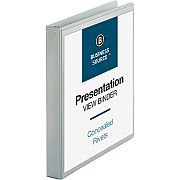 Business Source Standard View Round Ring Binder (BSN09981)