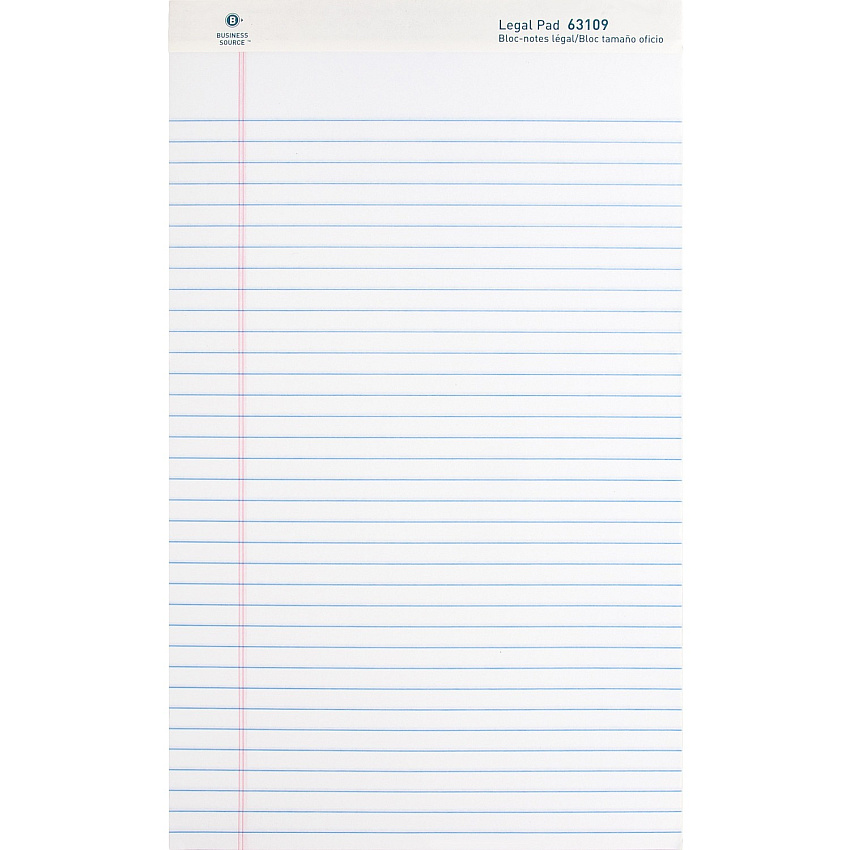 Business Source Writing Pads (BSN63109)