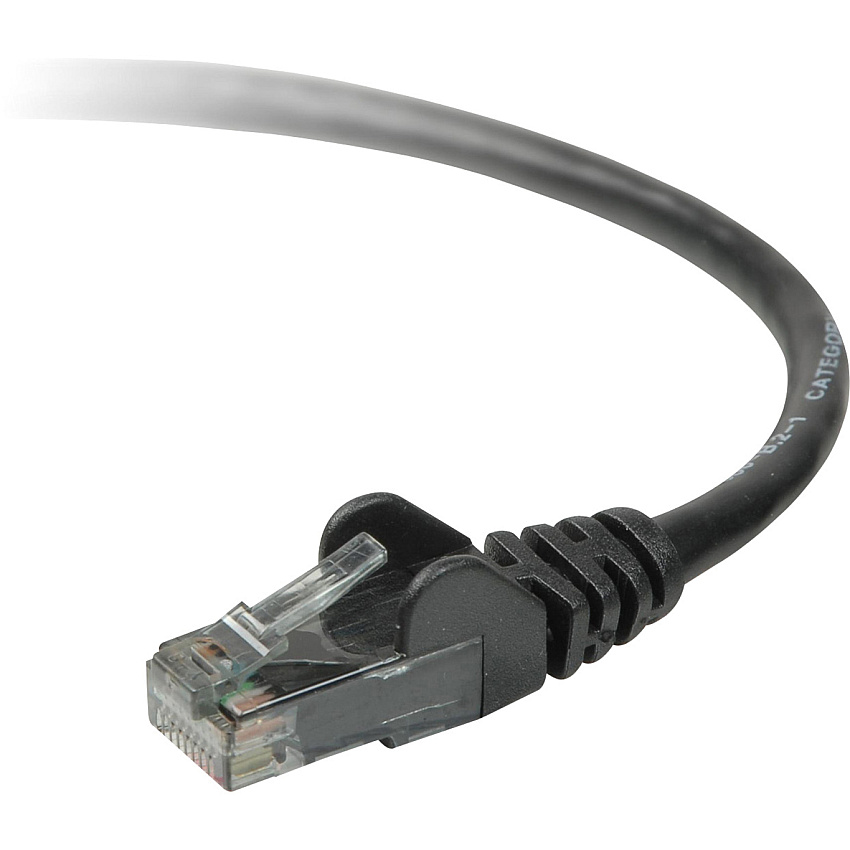 Belkin Cable,cat5e,utp,rj45m/m,10 ,blk,patch,s (TAA79110BLKS)
