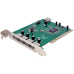 StarTech 7 Port Pci Usb Card Adapter (PCIUSB7)