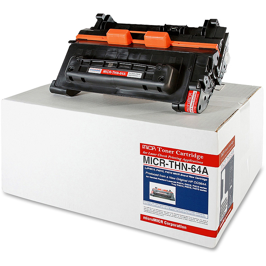microMICR MICR Toner Cartridge - Alternative for HP 64A (MCMMICRTHN64A)