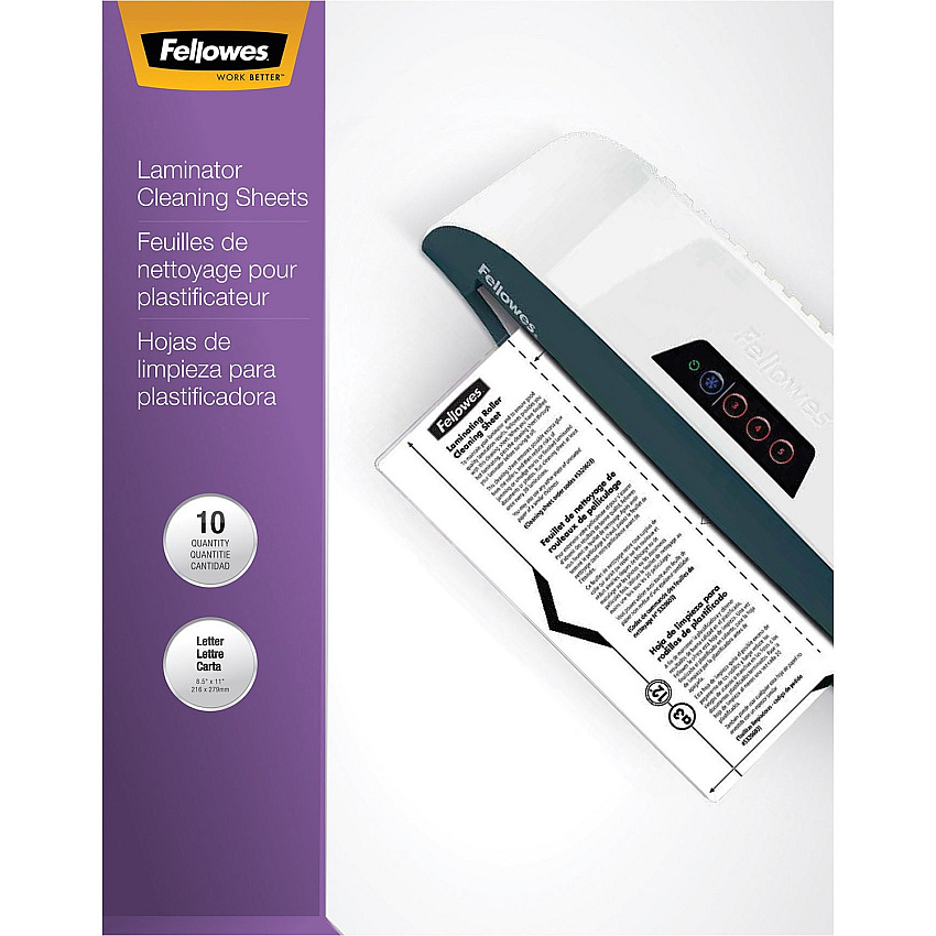 Fellowes Laminator Cleaning Sheets 10pk (FEL5320603)