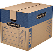 Bankers Box SmoothMove Prime Moving Boxes, Large (FEL0062901)