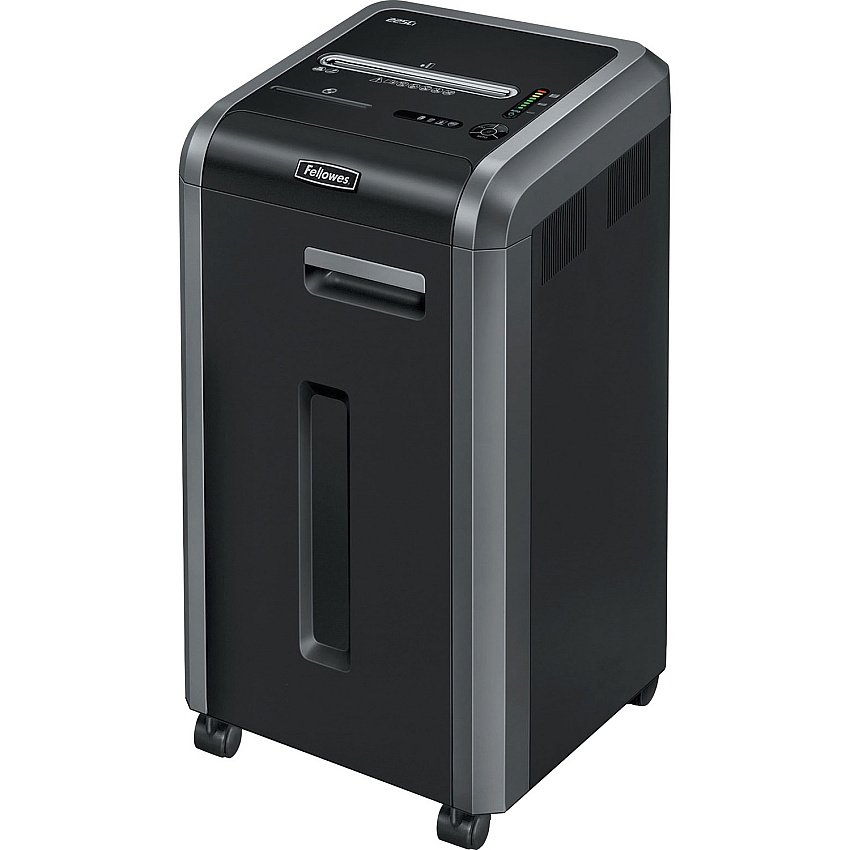 Fellowes 225Ci Paper Shredder | 100% Jam Proof, 22-Sheet, Cross-Cut Security, Commercial Grade | 3825001 Model, Black