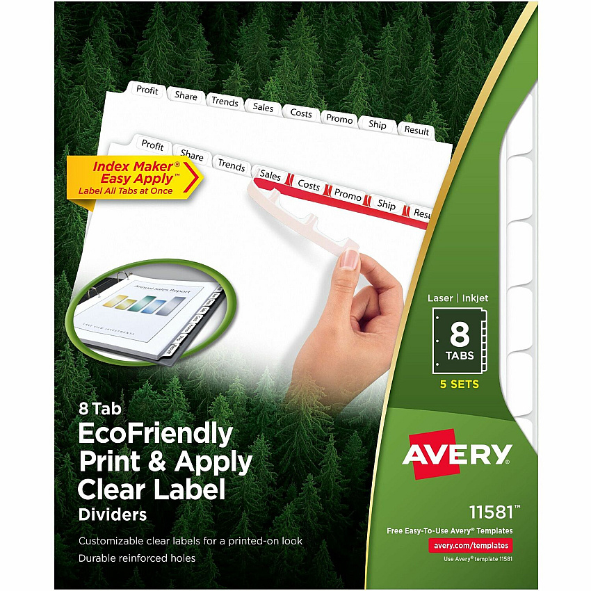 Avery Index Maker Index Divider (AVE11581)
