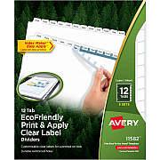 Avery Eco-friendly Index Makers Dividers (AVE11582)