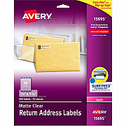 Avery Easy Peel Return Address Labels (AVE15695)