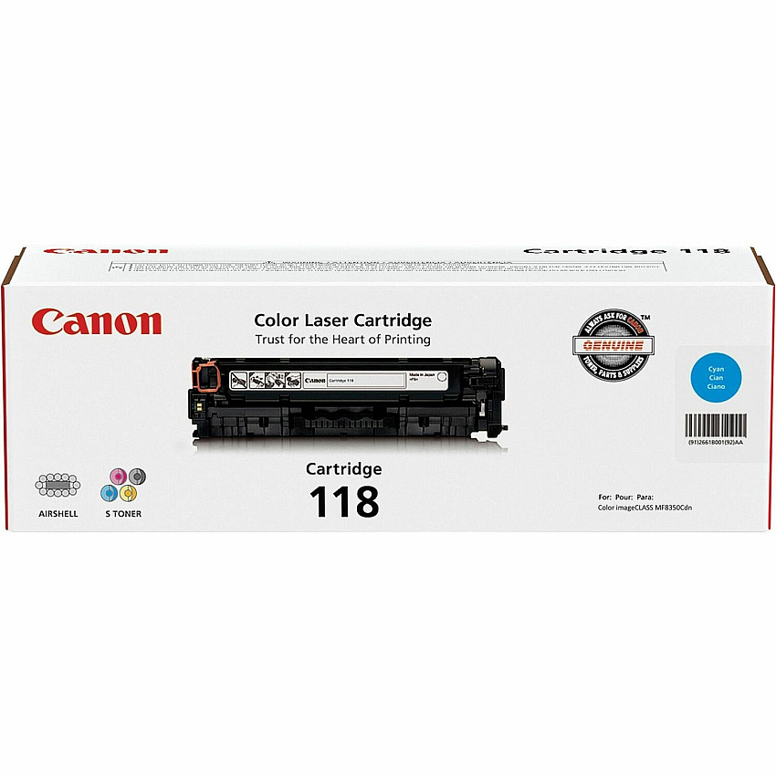 Canon CRTDG118-CY Original Toner Cartridge