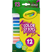 Crayola 12 Color Sticks Woodless Colored Pencils (CYO682312)