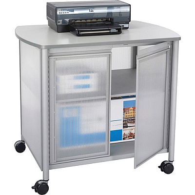 Safco Impromptu Deluxe Machine Stand with Doors (SAF1859GR)