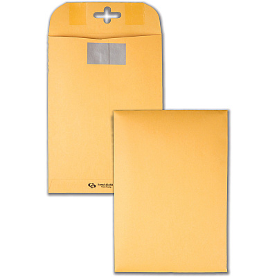 Quality Park 6 x 9 Postage Saving ClearClasp Envelopes with Reusable Redi-Tac Closure (QUA43468)