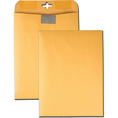 Quality Park 9 x 12 Postage Saving ClearClasp Envelopes with Reusable Redi-Tac Closure (QUA43568)