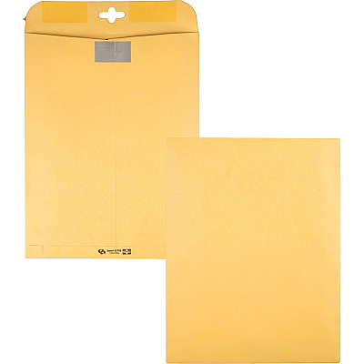 Quality Park 10 x 13 Postage Saving ClearClasp Envelopes with Reusable Redi-Tac Closure (QUA43768)