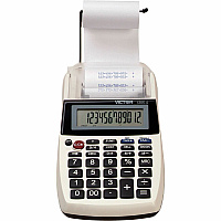 Victor 1205-4 12 Digit Portable Palm/Desktop Commercial Printing Calculator