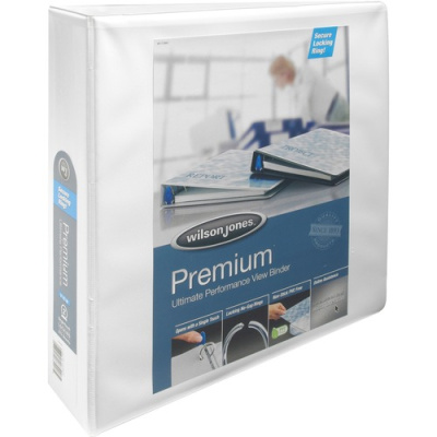 Wilson Jones Extra Durable Hinge Ultra-Duty View Binder (W87908PP1)