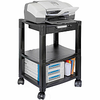 Kantek Three-shelf Mobile Printer/Fax Stand (KTKPS540)