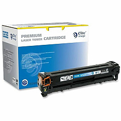 Elite Image Remanufactured Laser Toner Cartridge - Alternative for HP 125A (CB540A) - Black - 1 Each (ELI75396)