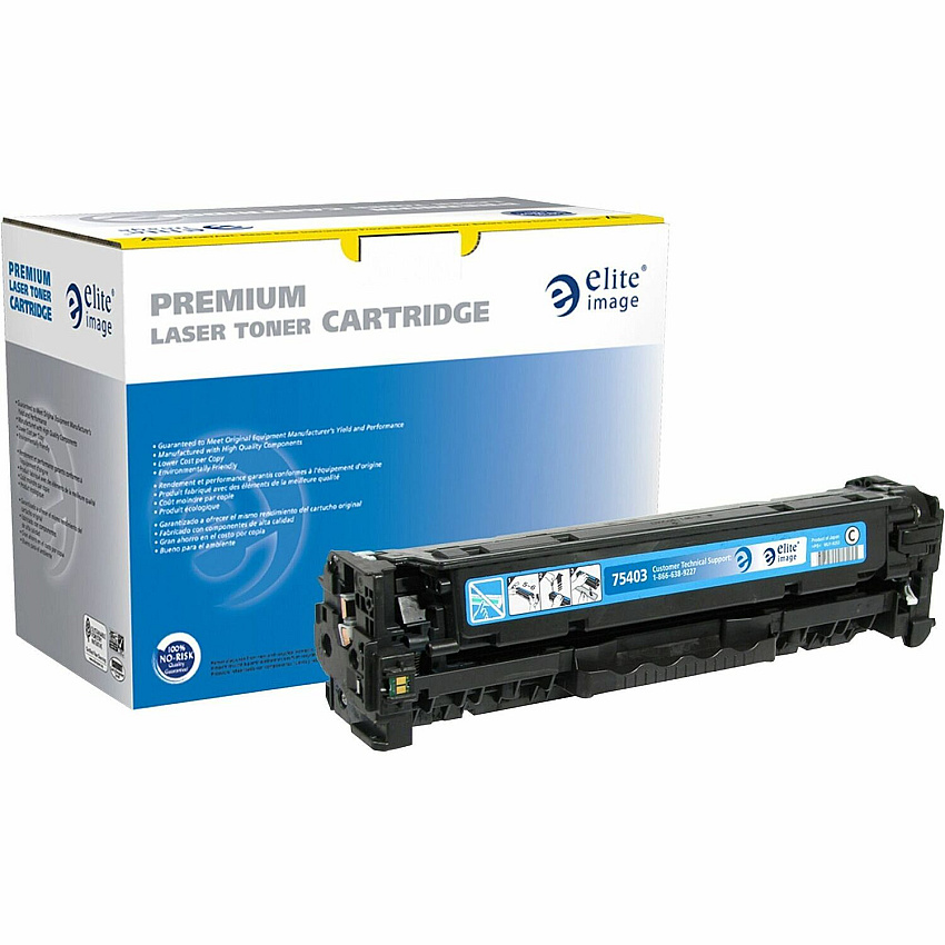 Elite Image Remanufactured Laser Toner Cartridge - Alternative for HP 304A (CC531A) - Cyan - 1 Each (ELI75403)