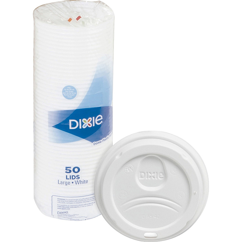 Dixie Large Hot Cup Lids by GP Pro (DXE9542500DXPK)