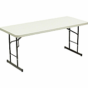 Iceberg IndestrucTable TOO 1200 Series Adjustable Folding Table (ICE65623)