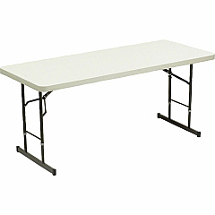Iceberg IndestrucTable TOO 1200 Series Adjustable Folding Table (ICE65623)