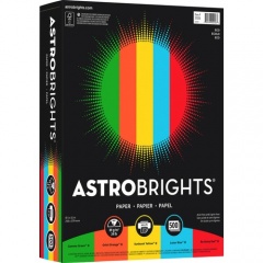 Astrobrights Inkjet, Laser Colored Paper - Gamma Green, Re-entry Red, Orbit Orange, Sunburst Yellow - 30% Recycled Content (22226)