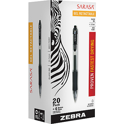 Zebra Sarasa Dry X20 Retractable Gel Pen (ZEB14680)