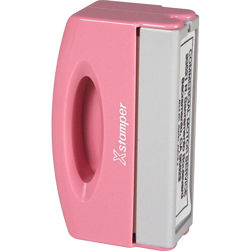 Xstamper Pre-inked Pink Pocket Stamp (PN40)