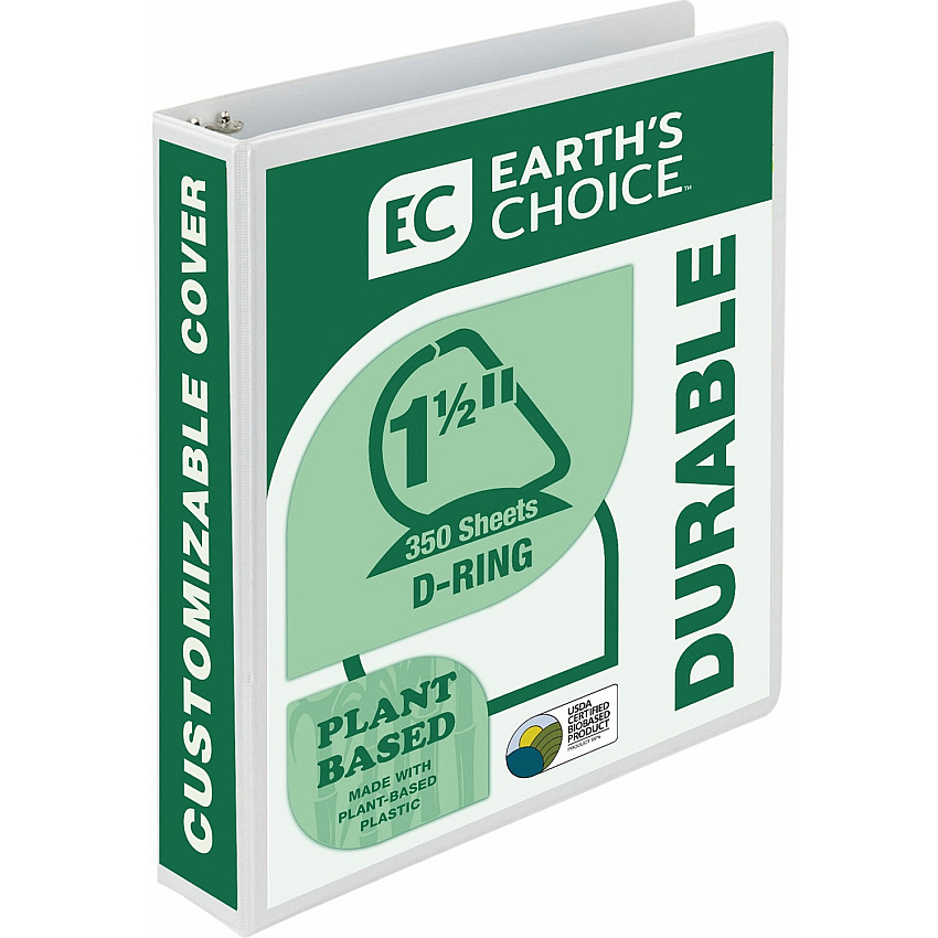 Samsill Earth's Choice Plant-based Durable View Binder (SAM16957)