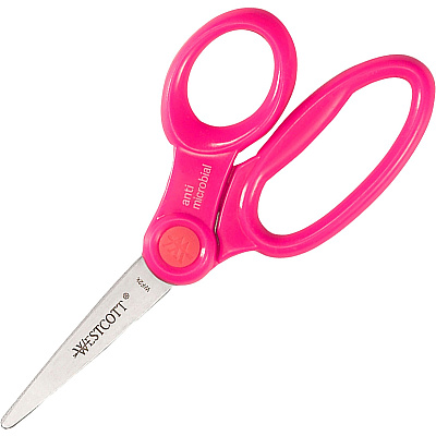 Westcott 5" Antimicrobial Kids Pointed Scissors (ACM14607)