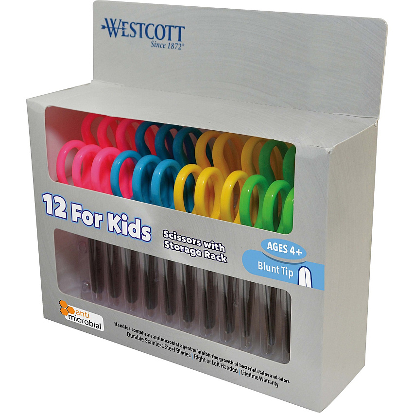 Westcott 5" Antimicrobial Kids Blunt Scissors (ACM14871)