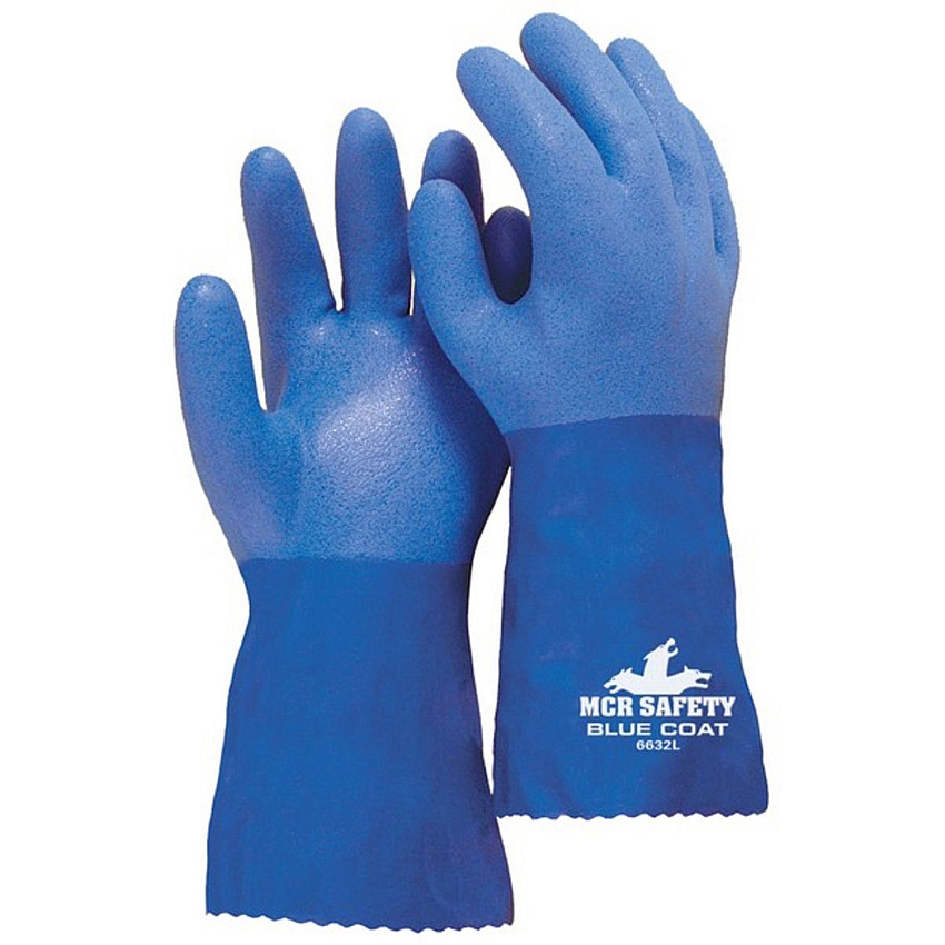 MCR Safety Blue Coat Seamless Gloves (MCS6632L)