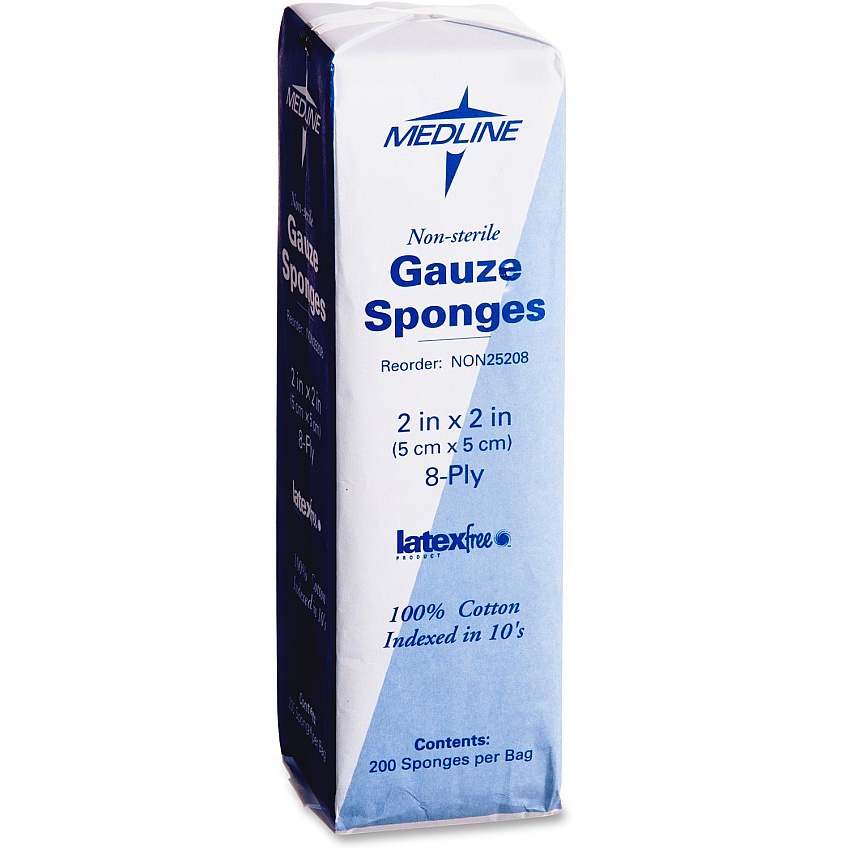 Medline Nonsterile Woven Gauze Sponges (MIINON25208)
