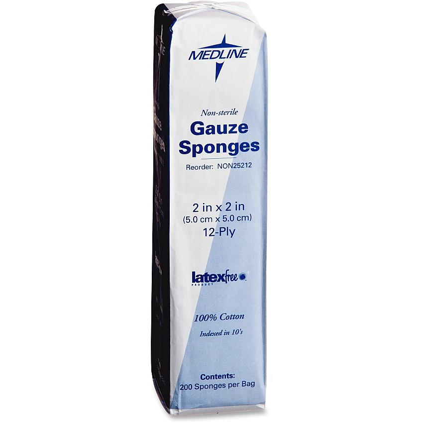 Medline Nonsterile Woven Gauze Sponges (MIINON25212)
