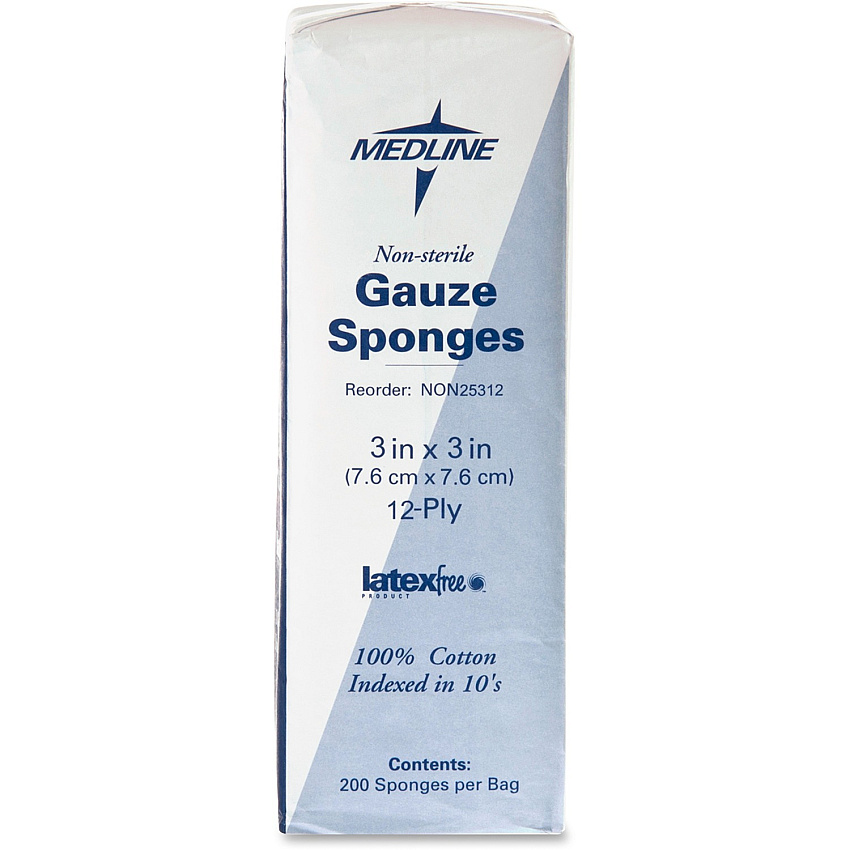 Medline Nonsterile Woven Gauze Sponges (MIINON25312)