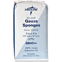 Medline Nonsterile Woven Gauze Sponges (MIINON25408)