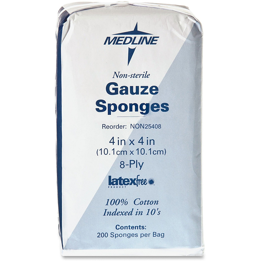 Medline Nonsterile Woven Gauze Sponges (MIINON25408)