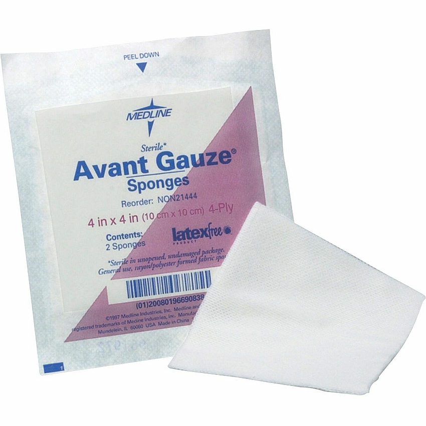 Medline Avant Nonsterile Gauze Nonwoven Sponges (MIINON25444)