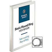 Business Source Round-ring View Binder (BSN09951)