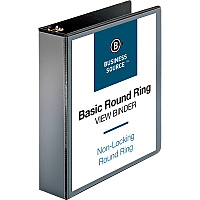 Business Source Round-ring View Binder (BSN09956)