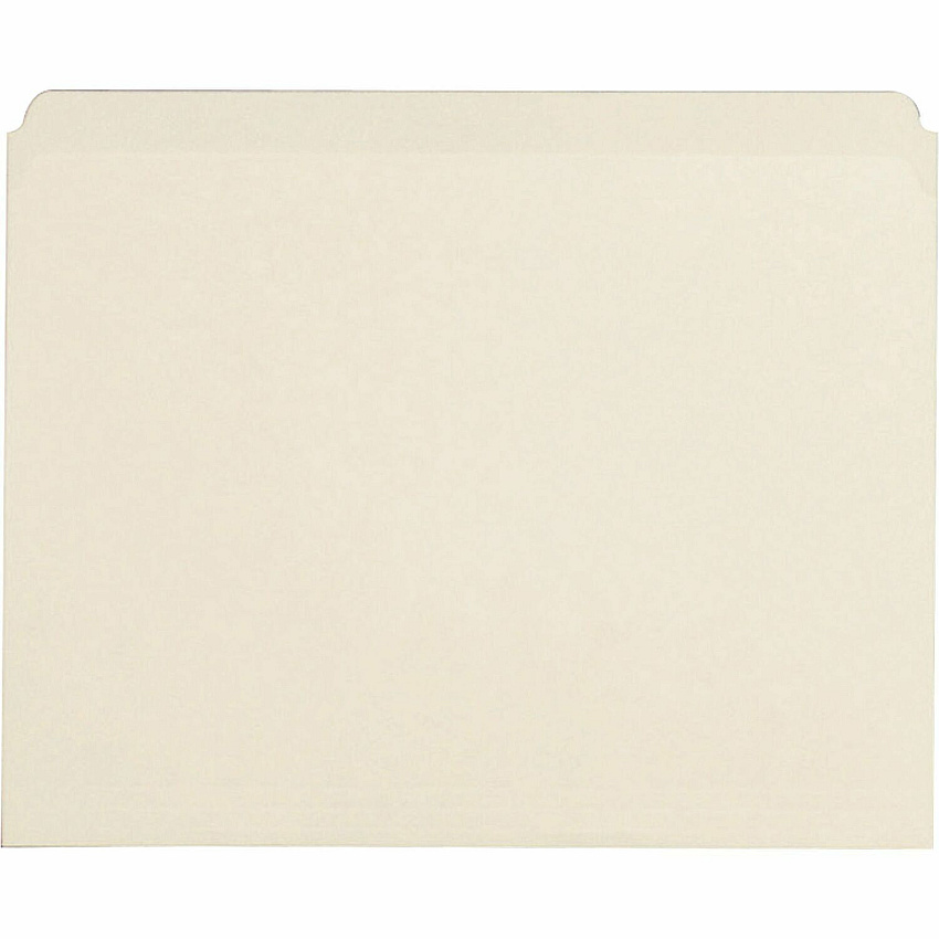 Business Source Straight Tab Cut Letter Recycled Top Tab File Folder (BSN43565)