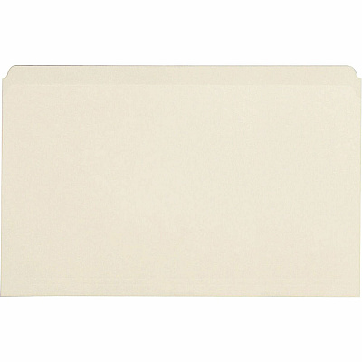 Business Source Straight Tab Cut Legal Recycled Top Tab File Folder (BSN43566)