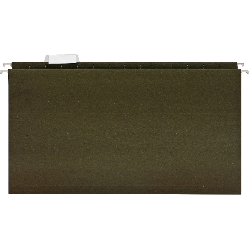 Business Source 1/5 Tab Cut Legal Recycled Hanging Folder (BSN43570)