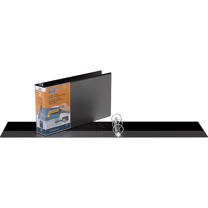 QuickFit Landscape Round Ring View Binder for Spreadsheets (STW95031L)