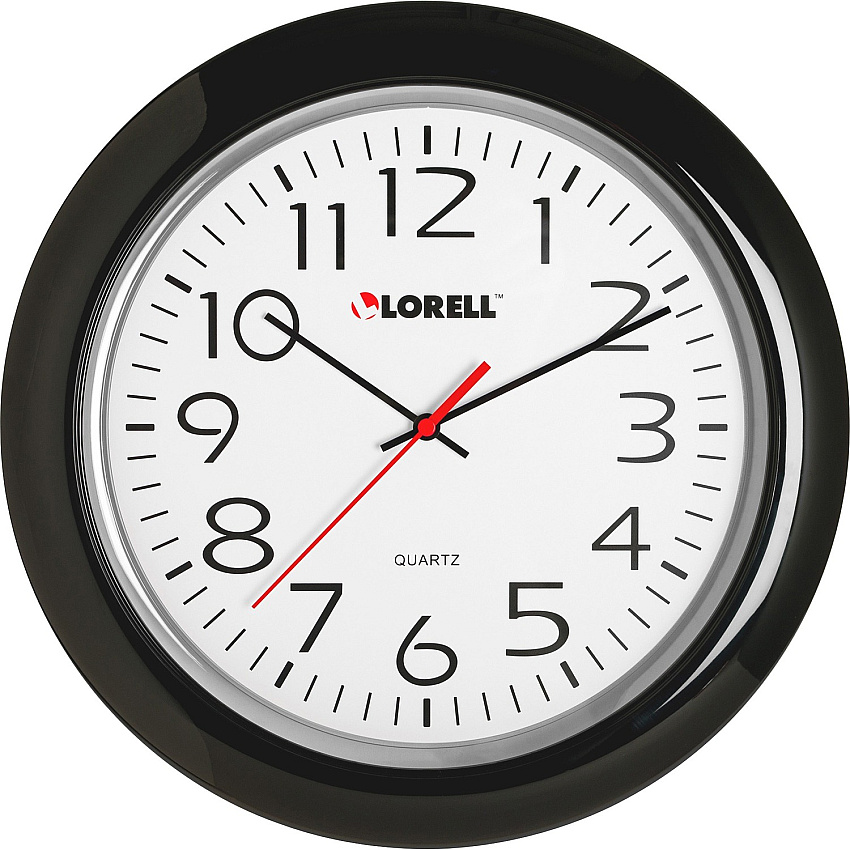 Lorell 13-1/4" Round Wall Clock (LLR60989)
